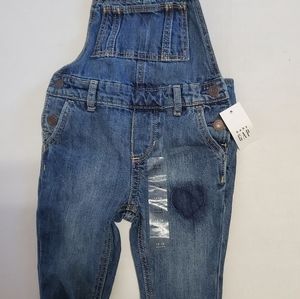 New Gap Overalls with Shadow Heart Patch